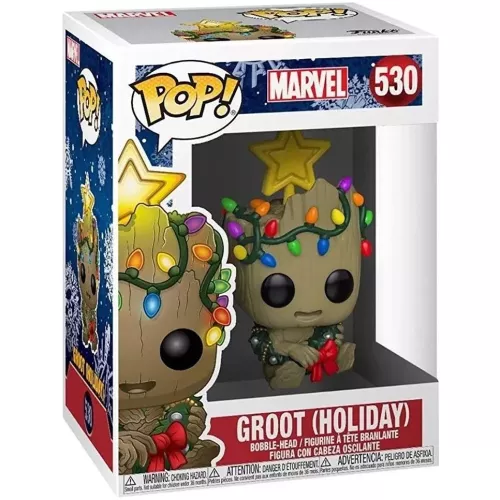 Funko Pop! Groot (Holiday) #530 Marvel Vinyl Figure Box