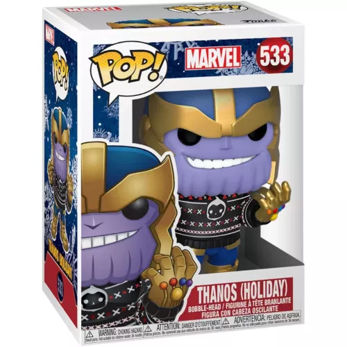 Funko Pop! Thanos (Holiday) #533 Marvel Vinyl Figure Box