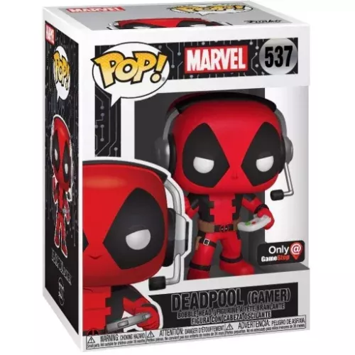 Funko Pop! Deadpool (Gamer) #537 Marvel Vinyl Figure Box