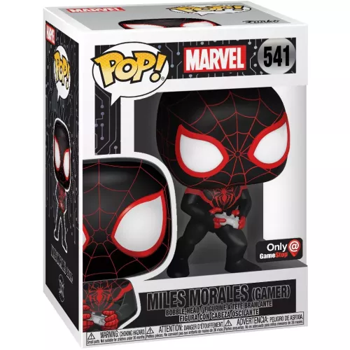 Funko Pop! Miles Morales (Gamer) #541 Marvel Vinyl Figure Box