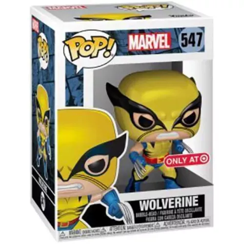 Funko Pop! Wolverine #547 Metallic Marvel Vinyl Figure Box