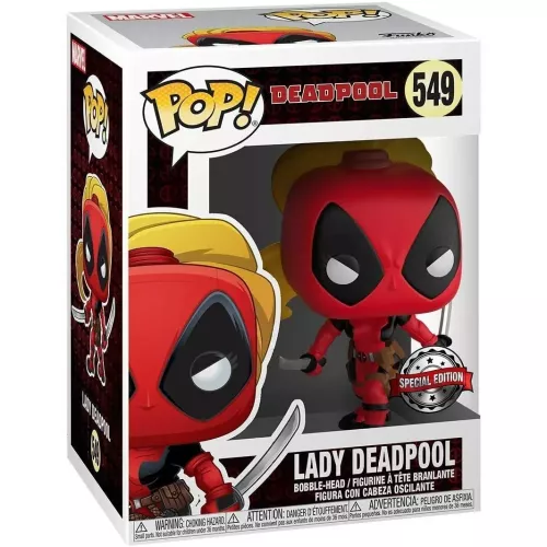 Funko Pop! Lady Deadpool #549 Marvel Vinyl Figure Box