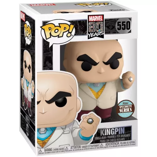 Funko Pop! Kingpin #550 Marvel 80 Years Vinyl Figure Box