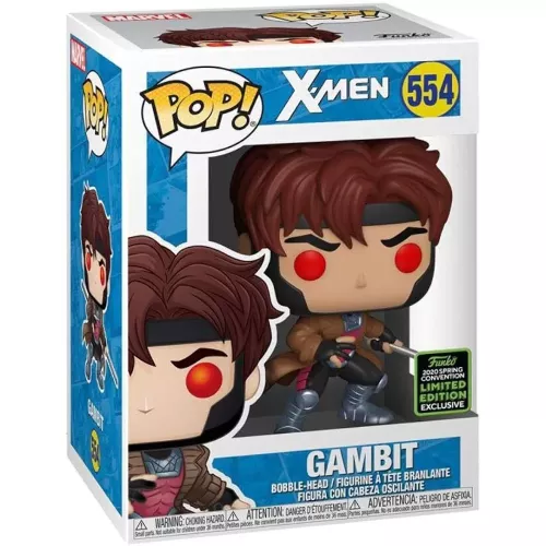 Funko Pop! Gambit #554 X-Men Marvel Vinyl Figure Box