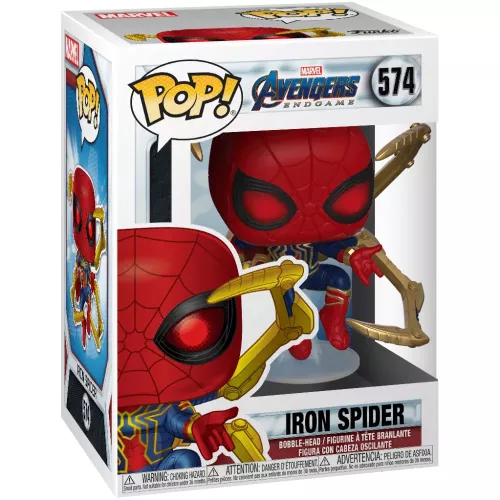 Funko Pop! Iron Spider #574 Marvel Avengers Endgame Box