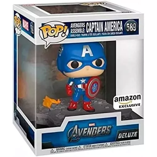 Funko Pop! Avengers Assemble: Captain America #589 Box