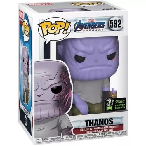 Funko Pop! Thanos #592 Marvel Avengers Endgame Vinyl Figure Box