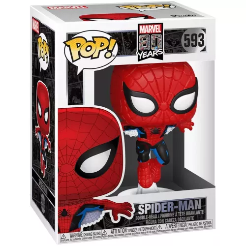 Funko Pop! Spider-Man #593 Marvel 80 Years Vinyl Figure Box