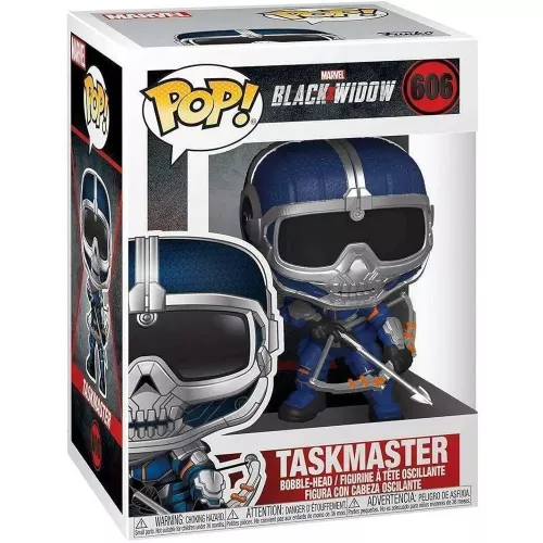 Funko Pop! Taskmaster #606 with Bow Marvel Black Widow Box