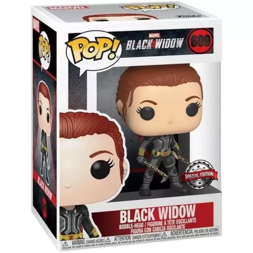 Funko Pop! Black Widow #609 Marvel Black Widow Vinyl Figure Box