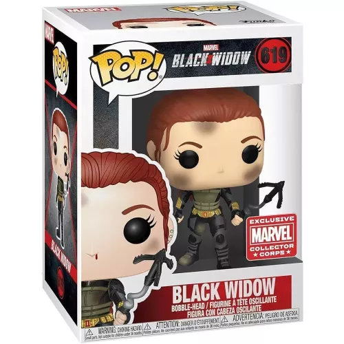 Funko Pop! Black Widow #619 Marvel Black Widow Vinyl Figure Box