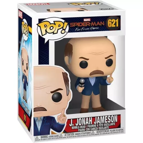 Funko Pop! J. Jonah Jameson #621 Marvel Spider-Man Far From Home Box