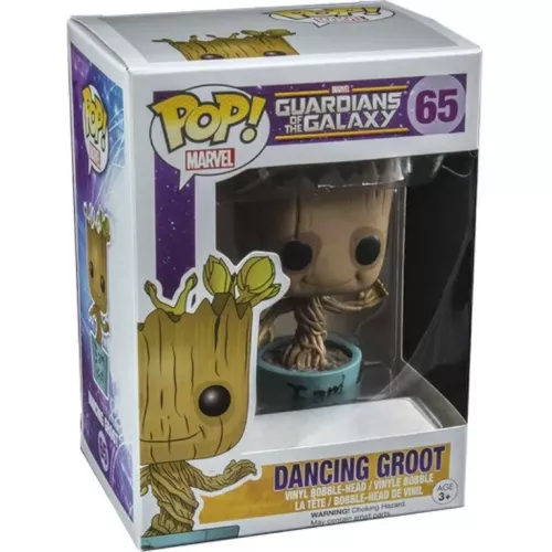 Funko Pop! Dancing Groot #65 I am Gtoot Pot Marvel Guardians of the Galaxy Box