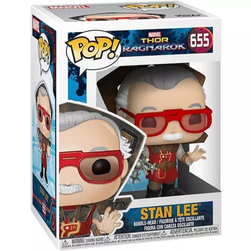 Funko Pop! Stan Lee #655 Marvel Thor Ragnarok Vinyl Figure Box