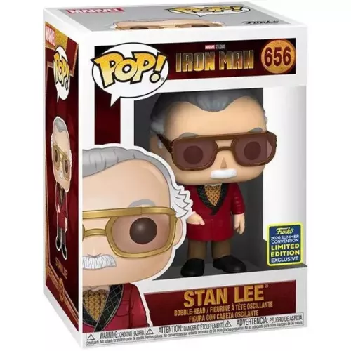 Funko Pop! Stan Lee #656 Marvel Studios Iron Man Vinyl Figure Box