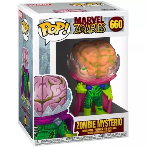 Funko Pop! Zombie Mysterio #660 Marvel Zombies Vinyl Figure Box
