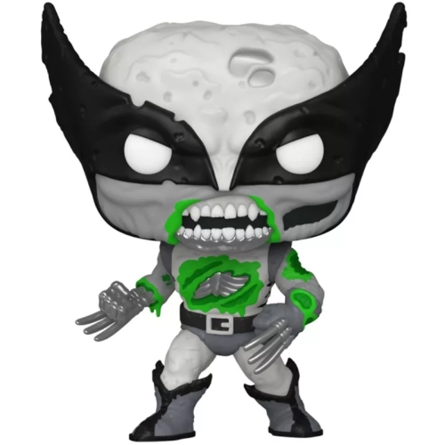 Funko Pop! Zombie Wolverine #662 Glows in the Dark Black and White