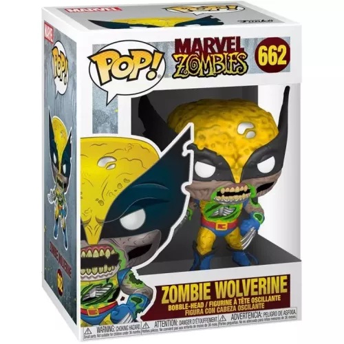 Funko Pop! Zombie Wolverine #662 Marvel Zombies Vinyl Figure Box