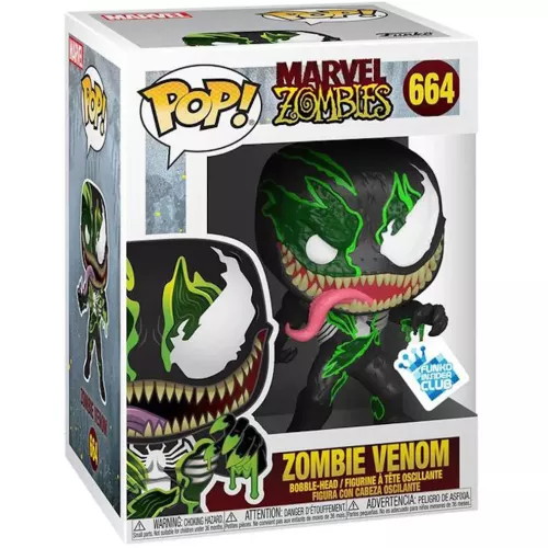 Funko Pop! Zombie Venom #664 Marvel Zombies Vinyl Figure Box