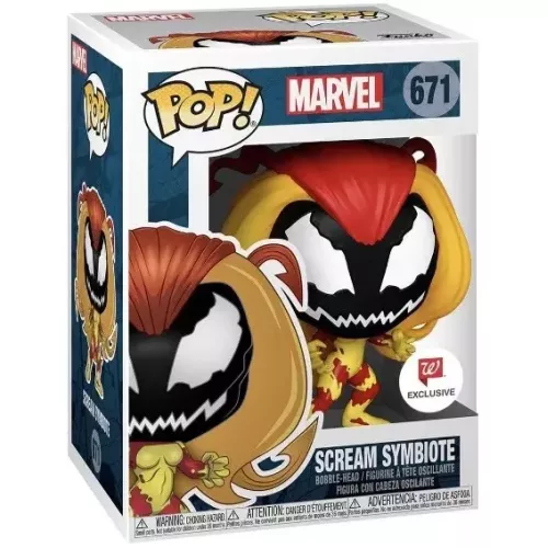 Funko Pop! Scream Symbiote #671 Marvel Vinyl Figure Box