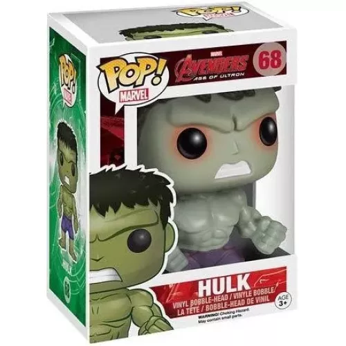 Funko Pop! Hulk #68 Savage Marvel Avengers Age of Ultron Box