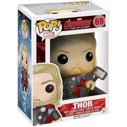 Funko Pop! Thor #69 Marvel Avengers Age of Ultron Vinyl Figure Box