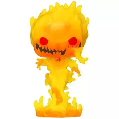 Funko Pop! Venomized Human Torch #691 Chase Glows in the Dark