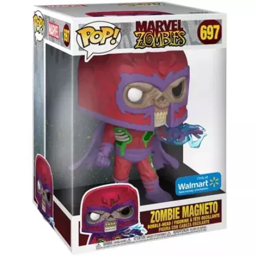 Funko Pop! Zombie Magneto #697 10 Inch Marvel Zombies Box