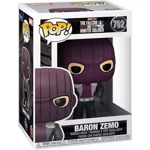 Funko Pop! Baron Zemo #702 Marvel Studios The Falcon and the Winter Soldier Box