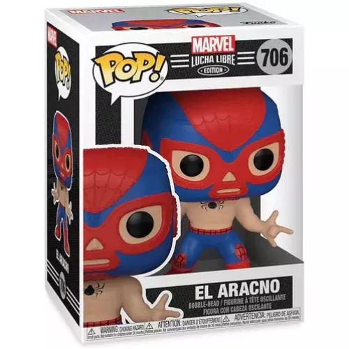 Funko Pop! El Aracno #706 Marvel Lucha Libre Edition Box