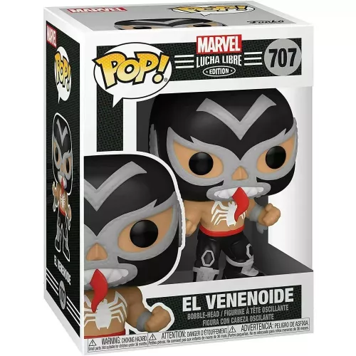Funko Pop! El Venenoide #707 Marvel Lucha Libre Edition Box