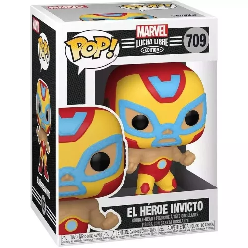 Funko Pop! El Heroe Invicto #709 Marvel Lucha Libre Edition Box