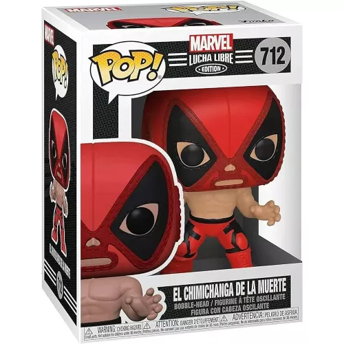 Funko Pop! El Chimichanga De La Muerte #712 Marvel Lucha Libre Edition Box