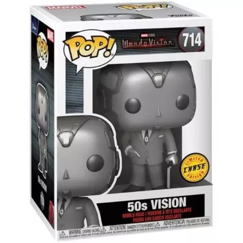 Funko Pop! 50s Vision #714 Synthezoid Chase Marvel Studios WandaVision Box