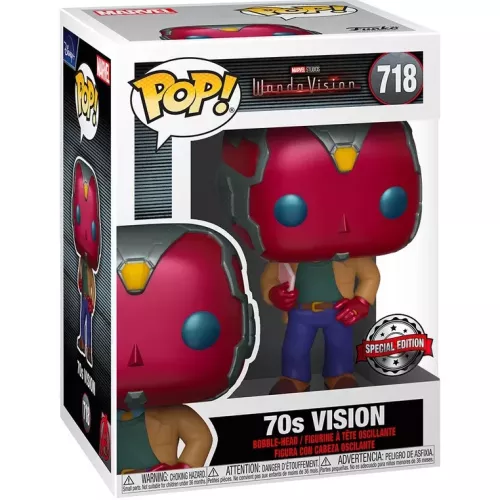 Funko Pop! 70s Vision #718 Marvel Studios WandaVision Box