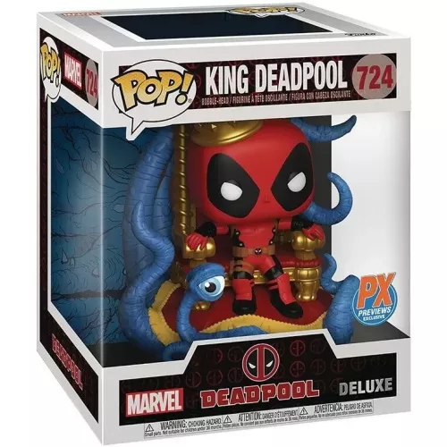 Funko Pop! King Deadpool #724 Marvel Deadppool Vinyl Figure Box