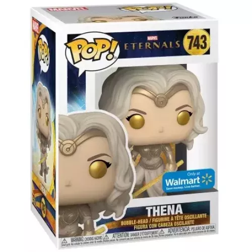 Funko Pop! Thena #743 with Swords Marvel Eternals Vinyl Figure Box