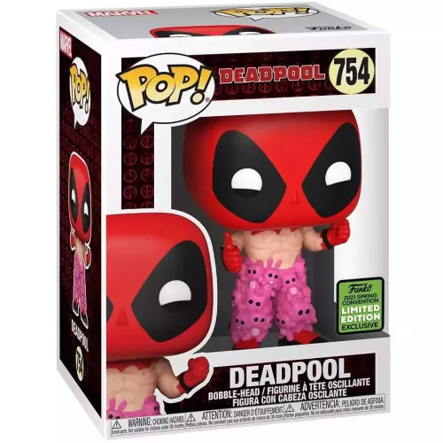 Funko Pop! Deadpool #754 with Teddy Pants Marvel Vinyl Figure Box