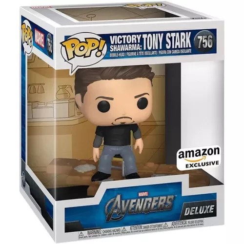 Funko Pop! Victory Shawarma: Tony Stark #756 Build-A-Scene Box