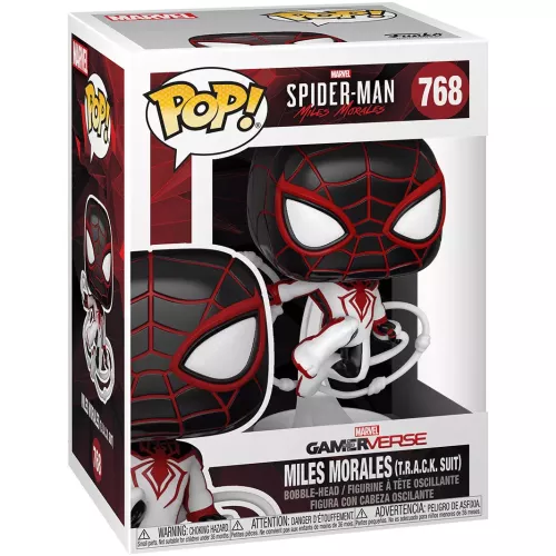 Funko Pop! Miles Morales (T.R.A.C.K. Suit) #768 Marvel Spider-Man Miles Morales Box
