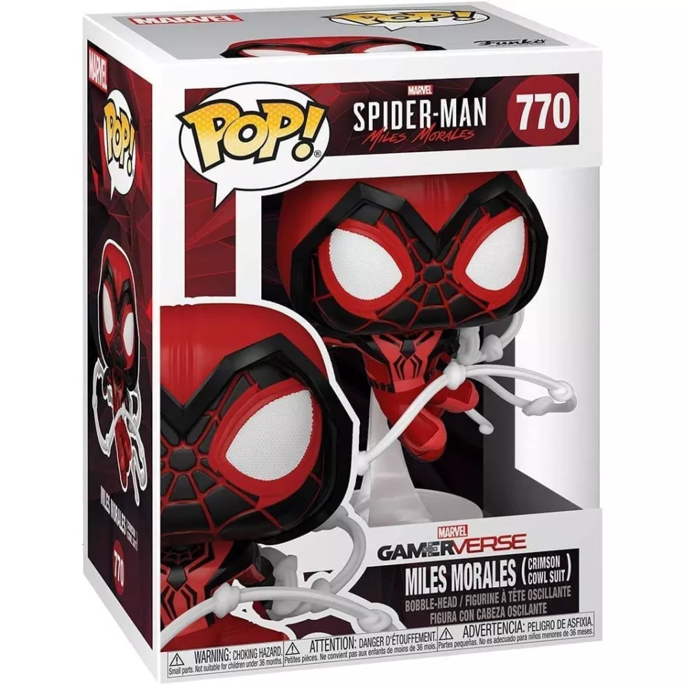 Miles Morales (Crimson Cowl Suit) Box