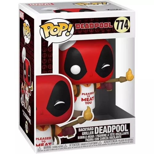 Funko Pop! Backyard Griller Deadpool #774 Marvel Vinyl Figure Box