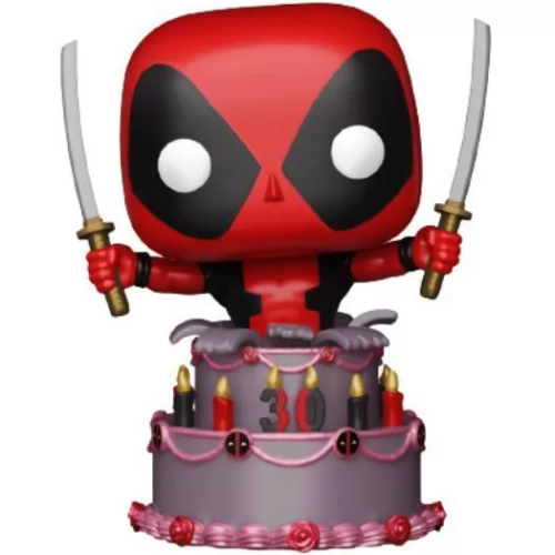 Funko Pop! Deadpool in Cake #776 Metallic Marvel Vinyl Figure
