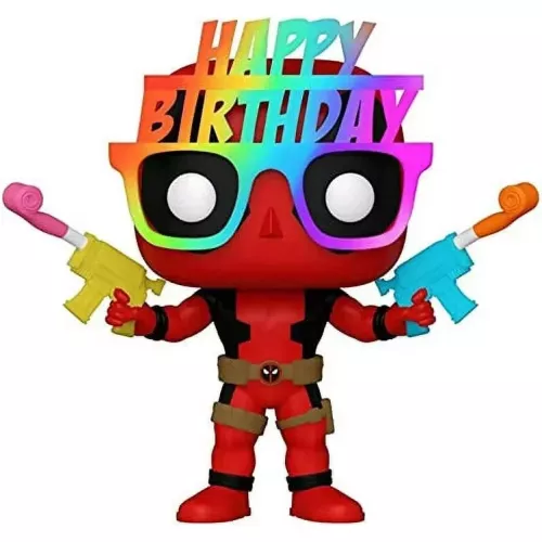 Funko Pop! Birthday Glasses Deadpool #783 Marvel Vinyl Figure