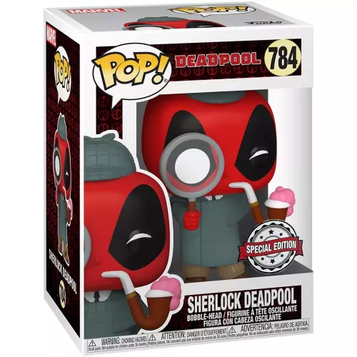 Funko Pop! Sherlock Deadpool #784 Marvel Vinyl Figure Box