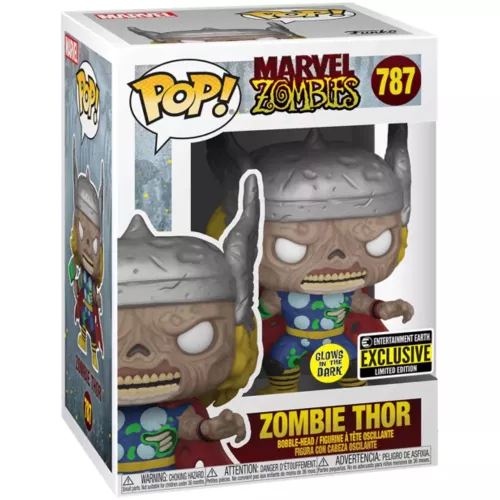 Funko Pop! Zombie Thor #787 Glows in the Dark Marvel Zombies Box