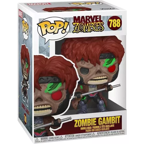 Funko Pop! Zombie Gambit #788 Marvel Zombies Vinyl Figure Box