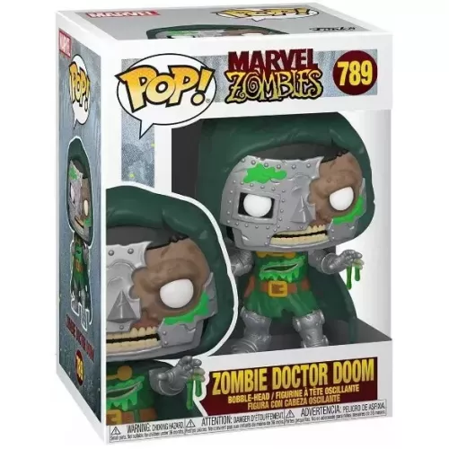 Funko Pop! Zombie Doctor Doom #789 Marvel Zombies Vinyl Figure Box