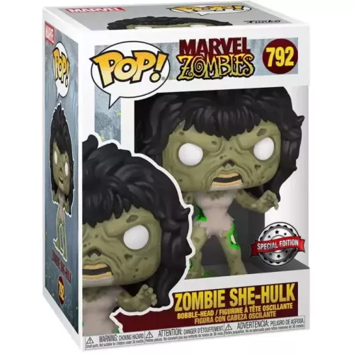Funko Pop! Zombie She-Hulk #792 Marvel Zombies Vinyl Figure Box