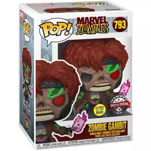 Funko Pop! Zombie Gambit #793 Glows in the Dark Marvel Zombies Box